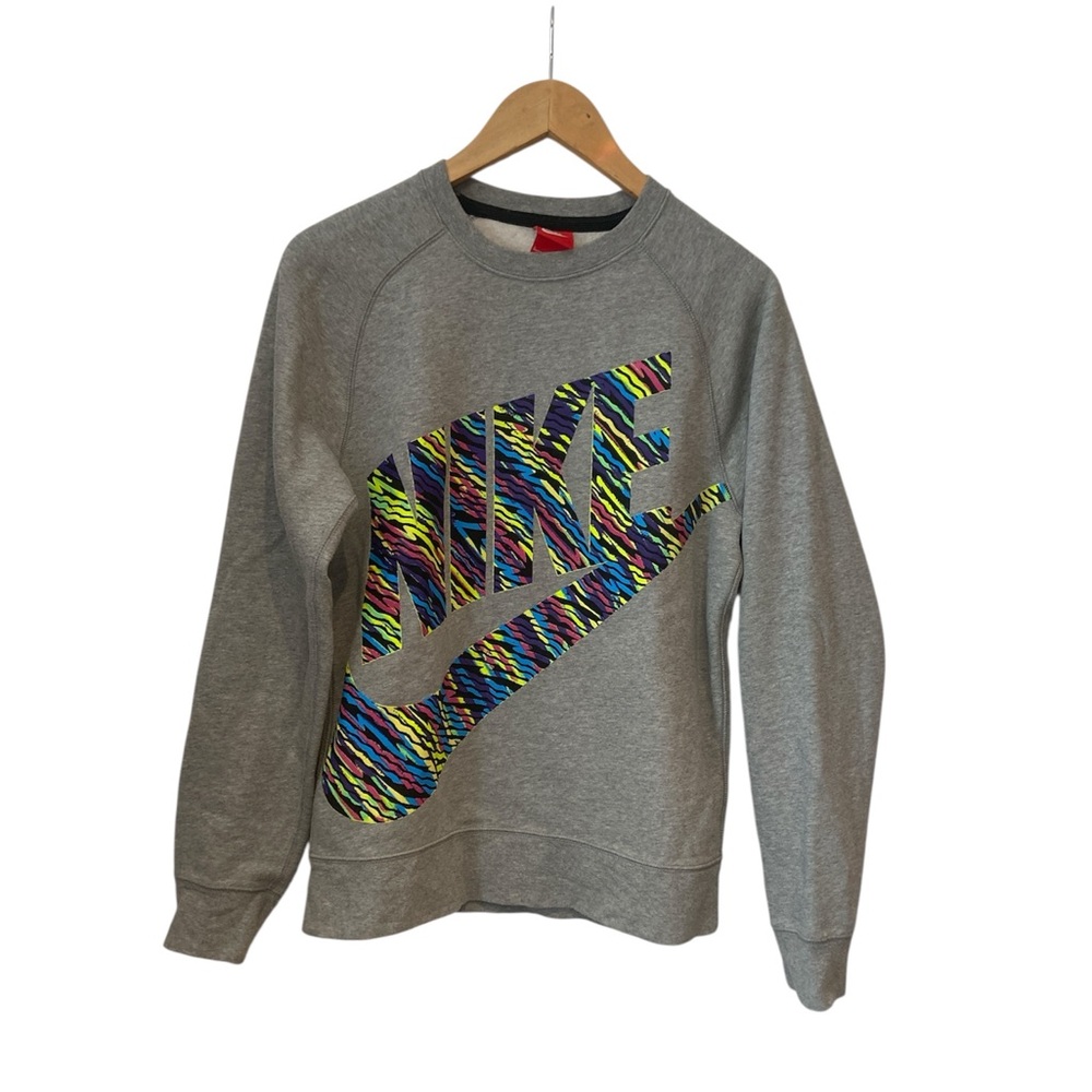 Nike Vintage Swoosh Rainbow Sweatshirt Size Small
